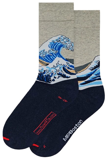 ΚΑΛΤΣΕΣ MUSEARTA HOKUSAI GREAT WAVE KH-GW-MFAB-06 GREY No 40-46