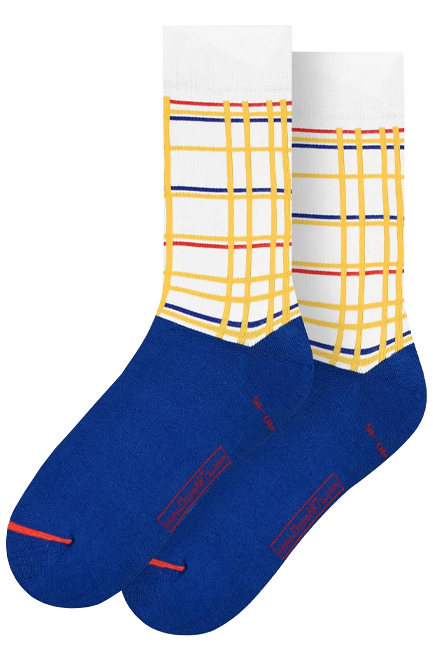 ΚΑΛΤΣΕΣ MUSEARTA PIET MONDRIAN NEW YORK CITY I PM-NY-06 WHITE No 40-46