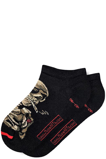 ΚΑΛΤΣΕΣ MUSEARTA SNEAKER VINCENT VAN GOGH HEAD OF SKELETON VG-HS-S-21 BLACK No 40-46