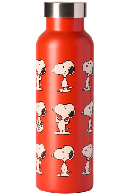 ΠΑΓΟΥΡΙ ΘΕΡΜΟΣ 500ML ΑΝΟΞΕΙΔΩΤΟ ΑΤΣΑΛΙ QUYCUP PEANUTS SNOOPY RED