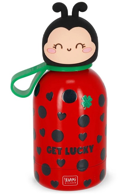 ΠΑΓΟΥΡΙ ΘΕΡΜΟΣ 310ML ΑΝΟΞΕΙΔΩΤΟ ΑΤΣΑΛΙ LEGAMI KIDS BOTTLE KSSB0011 LADYBUG GET LUCKY