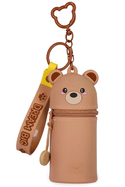 ΠΟΡΤΟΦΟΛΙ ΚΕΡΜΑΤΩΝ ΜΕ ΜΠΡΕΛΟΚ LEGAMI MKAW0002 MINI KAWAII PANDA TEDDY BEAR