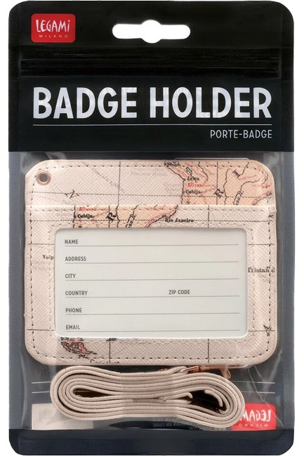 ΘΗΚΗ ΚΑΡΤΩΝ LEGAMI BH0030 BADGE HOLDER-TRAVEL ΜΕ ΚΟΡΔΟΝΙ