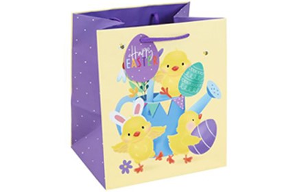 ΤΣΑΝΤΑ ΔΩΡΟΥ EASTER 21,5*45,5*18cm.CHICK NEW