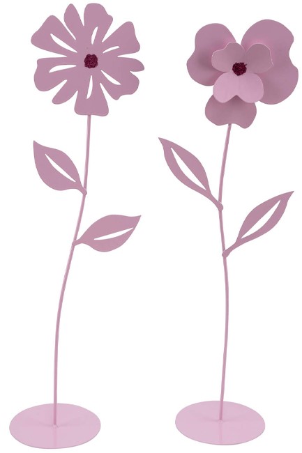 ΔΙΑΚΟΣΜΗΤΙΚΟ ΛΟΥΛΟΥΔΙ ΜΕΤΑΛΛΙΚΟ ΜΕ ΒΑΣΗ 14*10*45,5 εκ.ΛΙΛΑ