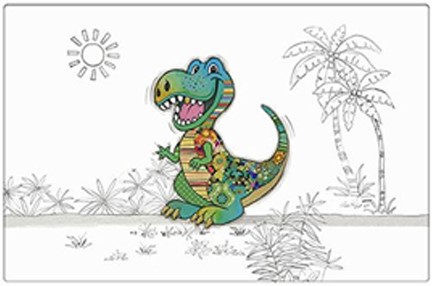 ΣΟΥΜΕΝ 43*28cm.KIUB EDITION PP ΔΕΙΝΟΣΑΥΡΟΣ