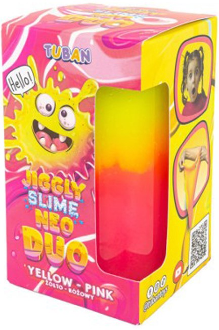 ΧΛΑΠΑΤΣΑ TUBAN 430 γρ.JIGGLY NEO DUO ΚΙΤΡΙΝΟ-ΡΟΖ