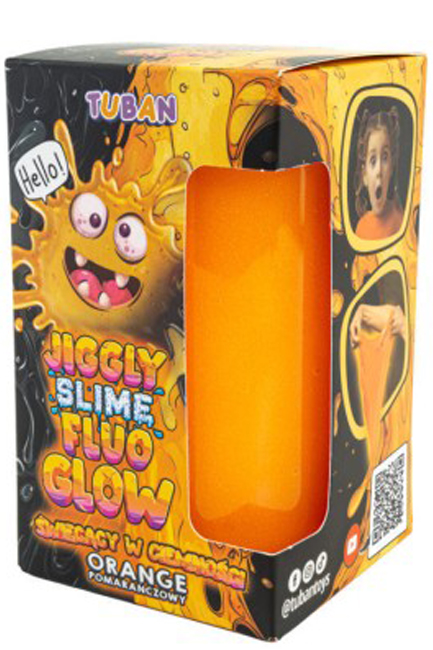 ΧΛΑΠΑΤΣΑ TUBAN 430 γρ.JIGGLY FLUO GLOW ΠΟΡΤΟΚΑΛΙ