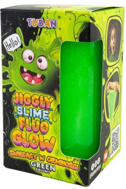 ΧΛΑΠΑΤΣΑ TUBAN 430 γρ.JIGGLY FLUO GLOW ΠΡΑΣΙΝΟ