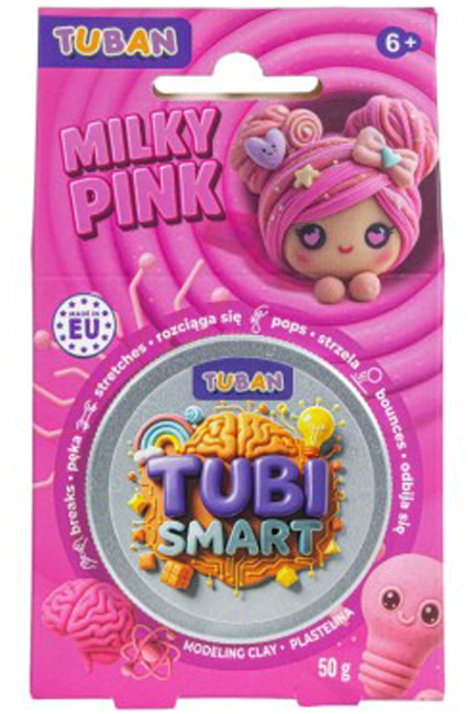 MODELING CLAY TUBI SMART TUBAN MILKY PINK