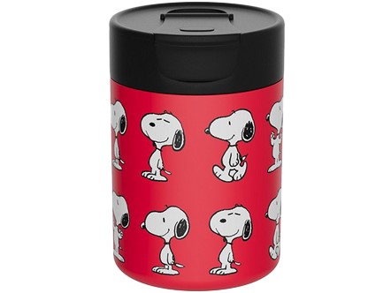ΚΟΥΠΑ ΑΝΟΞΕΙΔΩΤΗ ΘΕΡΜΟΣ QUYCUP 350ML PEANUTS SNOOPY RED