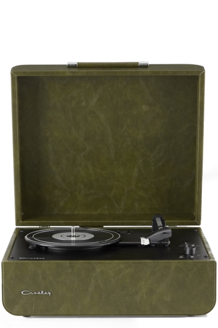 ΠΙΚΑΠ ΒΑΛΙΤΣΑ CROSLEY MERCURY CR6255A-FC4 ΜΕ ΕΝΣΩΜΑΤΩΜΕΝΑ ΗΧΕΙΑ 2-WAY BLUETOOTH FOREST GREEN