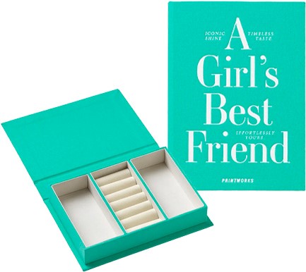ΚΟΣΜΗΜΑΤΟΘΗΚΗ PRINTWORKS PW00806 A GIRL'S BEST FRIEND SMALL TURQUOISE