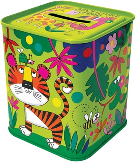 ΚΟΥΜΠΑΡΑΣ ΜΕΤΑΛΛΙΚΟΣ R.E.D.MONBOX46 JUNGLE ANIMALS