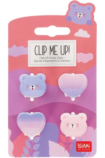 ΚΟΚΑΛΑΚΙ CLIP ME UP! LEGAMI HCL0003 ΣΕΤ 4 τεμ.TEDDY