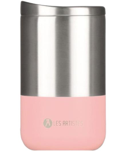 ΚΟΥΠΑ ANΟΞΕΙΔΩTO ΑΤΣΑΛΙ ΘΕΡΜΟΣ 350ml LES ARTISTES TRAVEL SPLIT PINK