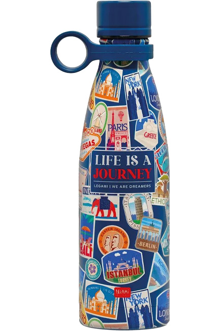 ΠΑΓΟΥΡΙ ΘΕΡΜΟΣ 500ML ΑΝΟΞΕΙΔΩΤΟ ΑΤΣΑΛΙ LEGAMI KIDS BOTTLE KSSB0024 TRAVEL-STICKERS