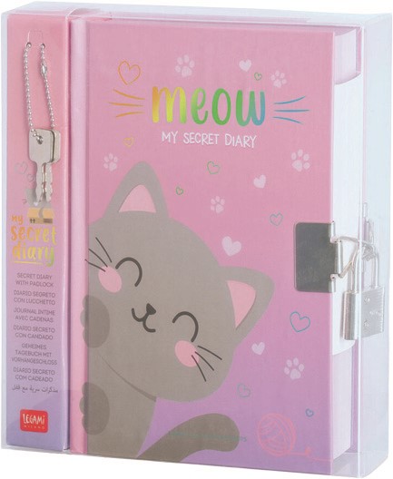 ΛΕΥΚΩΜΑ ΜΕ ΚΛΕΙΔΑΡΙΑ LEGAMI DIA0014 SECRET DIARY KITTY