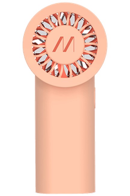 ΑΝΕΜΙΣΤΗΡΑΣ ΧΕΙΡΟΣ ΕΠΑΝΑΦΟΡΤΙΖΟΜΕΝΟΣ MUITOMAS USB TYPE C PEACH