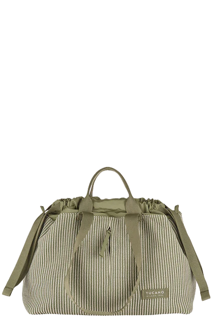 ΤΣΑΝΤΑ ΩΜΟΥ TUCANO BCASH-CLEO-M-V CLEO SHOPPER MEDIUM STRIPED GREEN