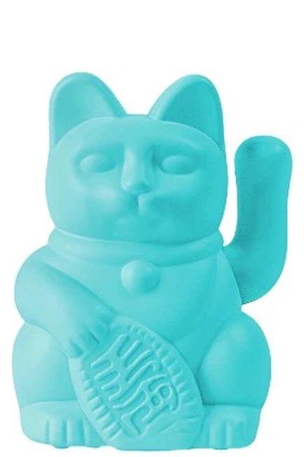 ΔΙΑΚΟΣΜΗΤΙΚΟ LUCKY CAT MINI SOLAR DONKEY TURQUOISE