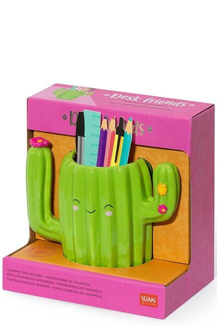 ΜΟΛΥΒΟΘΗΚΗ ΚΕΡΑΜΙΚΗ LEGAMI DESK FRIENDS PHS0003-CACTUS