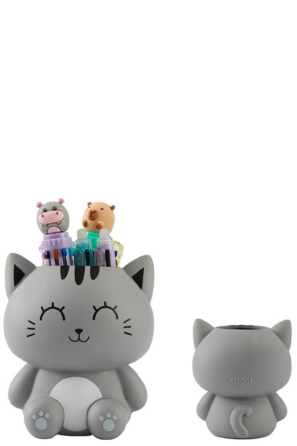 ΜΟΛΥΒΟΘΗΚΗ FANCY TOTAL XL3015 GREY CAT 11,5cm.