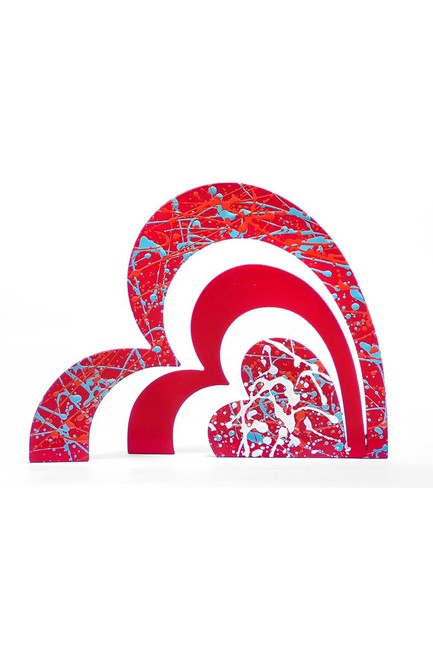 ΜΕΤΑΛΛΙΚΟ ΓΛΥΠΤΟ ΚΑΡΔΙΑ ΤΡΙΠΛΗ Νο209 25*19*4ΕΚ.