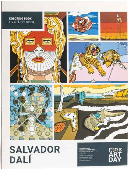 ΜΠΛΟΚ ΖΩΓΡΑΦΙΚΗΣ TODAY IS ART DAY SALVADOR DALI
