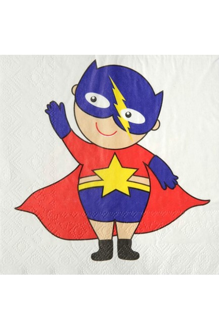 ΧΑΡΤΟΠΕΤΣΕΤΕΣ 33*33ΕΚ.ΣΕΤ 20ΤΕΜ.SUPER HEROES