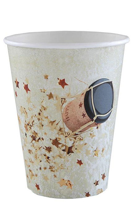 ΠΟΤΗΡΙΑ ΧΑΡΤΙΝΑ XMAS 7,8*.9,7EK.ΣΕΤ 10ΤΕΜ.HAPPY NEW YEAR