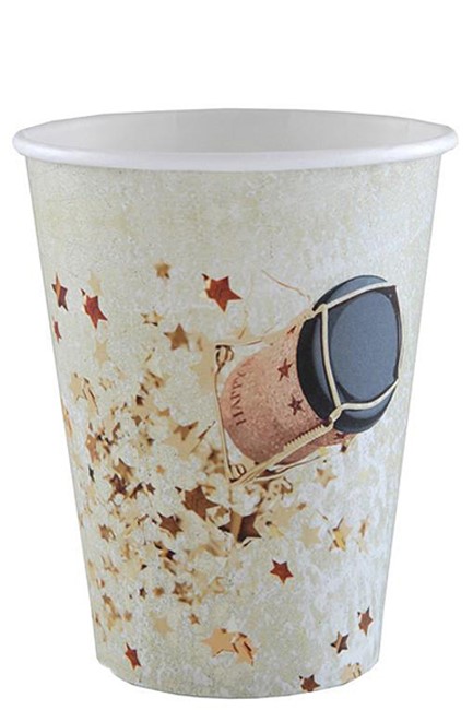 ΠΟΤΗΡΙΑ ΧΑΡΤΙΝΑ XMAS 7,8*.9,7EK.ΣΕΤ 10ΤΕΜ.HAPPY NEW YEAR