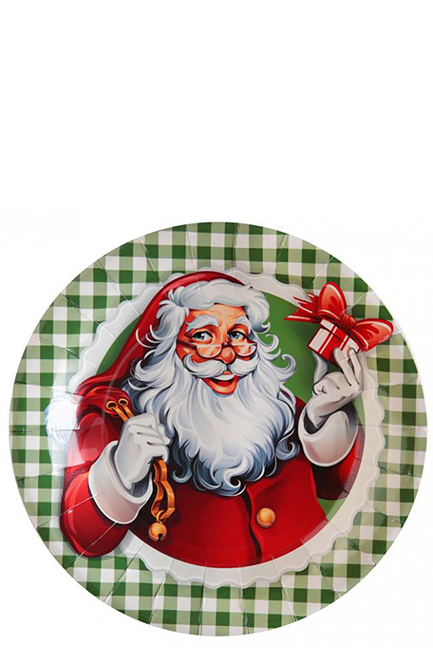 ΠΙΑΤΑ ΧΑΡΤΙΝΑ XMAS Ø22,5ΕΚ.ΣΕΤ 10ΤΕΜ.IL ETAIT UNE FOIS NOEL