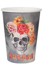ΠΟΤΗΡΙΑ ΧΑΡΤΙΝΑ ΣΕΤ 10ΤΕΜ.ETHNIC SKULL