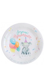 ΠΙΑΤΑ ΧΑΡΤΙΝΑ Ø22,5cm.ΣΕΤ 10ΤΕΜ.ZOO PARTY