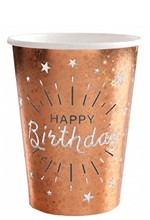 ΠΟΤΗΡΙΑ ΧΑΡΤΙΝΑ ΣΕΤ 10ΤΕΜ.HAPPY BIRTHDAY