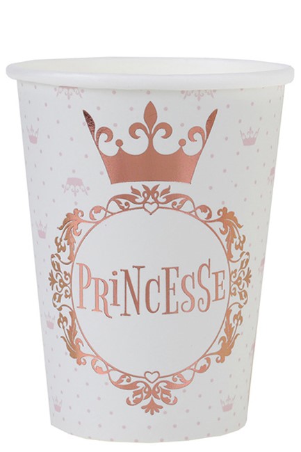 ΠΟΤΗΡΙΑ ΧΑΡΤΙΝΑ ΣΕΤ 10ΤΕΜ.PRINCESS