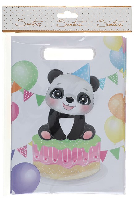 ΤΣΑΝΤΑΚΙ ΔΩΡΟΥ 11*17cm.ΣΕΤ 10ΤΕΜ.PANDA