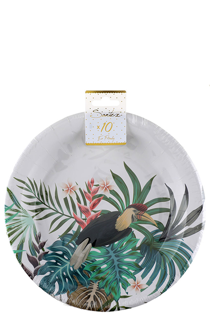 ΠΙΑΤΑ ΧΑΡΤΙΝΑ Ø22,5cm.ΣΕΤ 10ΤΕΜ.JAVA