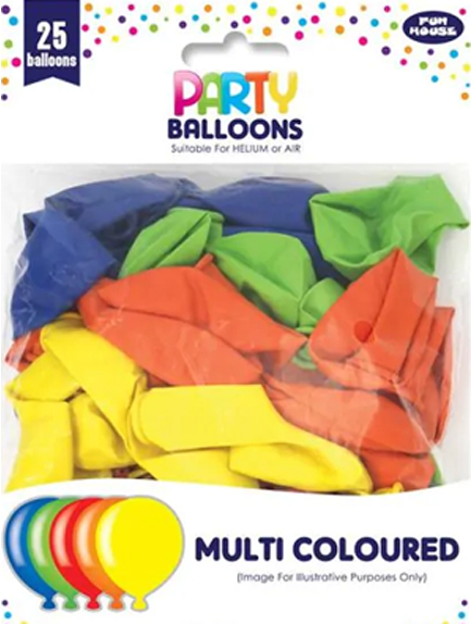 ΜΠΑΛΟΝΙΑ Ø25cm.ΣΕΤ 25ΤΕΜ.ΒΑΣΙΚΑ ΧΡΩΜΑΤΑ