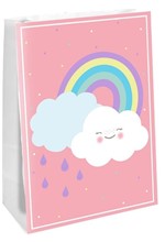 ΤΣΑΝΤΑ ΔΩΡΟΥ 15*21cm.ΣΕΤ 4ΤΕΜ.RAINBOW & CLOUD