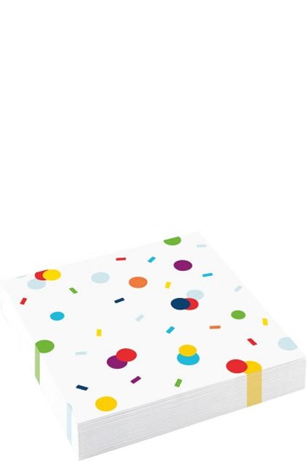 ΧΑΡΤΟΠΕΤΣΕΤΕΣ 33cm.ΣΕΤ 20ΤΕΜ.CONFETTI HAPPY BIRTHDAY