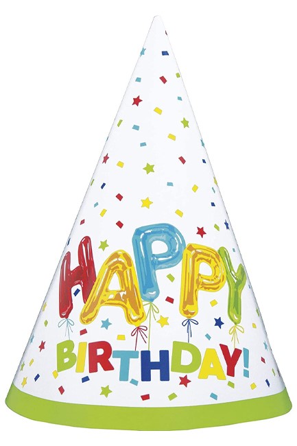 ΚΑΠΕΛΑ PARTY ΣΕΤ 8ΤΕΜ.HAPPY BALLOON