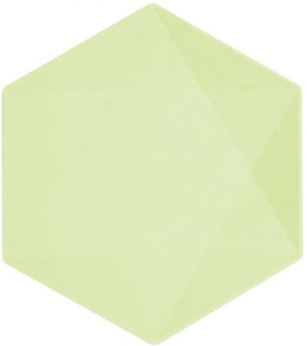 ΠΙΑΤΑ ΕΞΑΓΩΝΑ 26,1*22,6cm.ΣΕΤ 6ΤΕΜ.ΠΡΑΣΙΝΑ