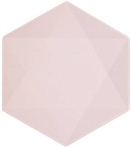ΠΙΑΤΑ ΕΞΑΓΩΝΑ 26,1*22,6cm.ΣΕΤ 6ΤΕΜ.ΡΟΖ