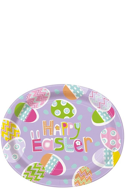 ΠΙΑΤΕΛΑ EASTER ΟΒΑΛ ΣΕΤ 8ΤΕΜ.