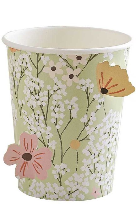 ΠΟΤΗΡΙΑ 250ml.ΣΕΤ 8ΤΕΜ.FLORAL