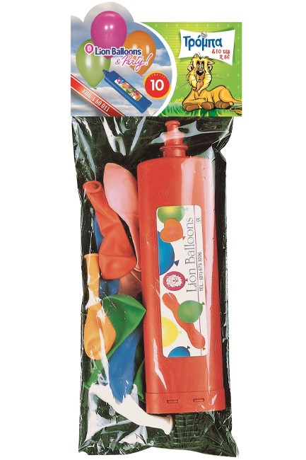 ΤΡΟΜΠΑ ΜΠΑΛΟΝΙΩΝ LIONBALLOONS