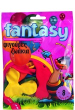 ΜΠΑΛΟΝΙΑ ΖΩΑΚΙΑ FANTASY LIONBALLOONS ΣΕΤ 8ΤΕΜ.