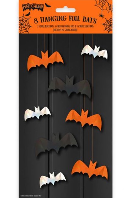 ΝΥΧΤΕΡΙΔΕΣ ΔΙΑΚΟΣΜΗΤΙΚΕΣ 25*10cm.HALLOWEEN ΣΕΤ 8ΤΕΜ.
